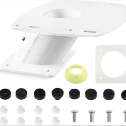 APT-F-150-01 Aluminum Radar Mount 6" Forward Leaning Compatible with Garmin Raymarine Simrad Radomes