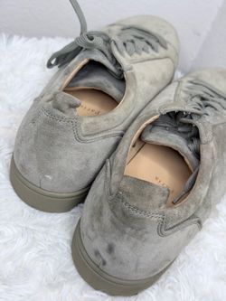 Christian louboutin Gray Suede Low-Top Sneakers