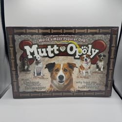 Late For The Sky: Mutt-Opoly Themed Family Board Game, Ages 8+ Monopoly NEW