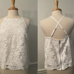 New Bebe Lace Summer Top