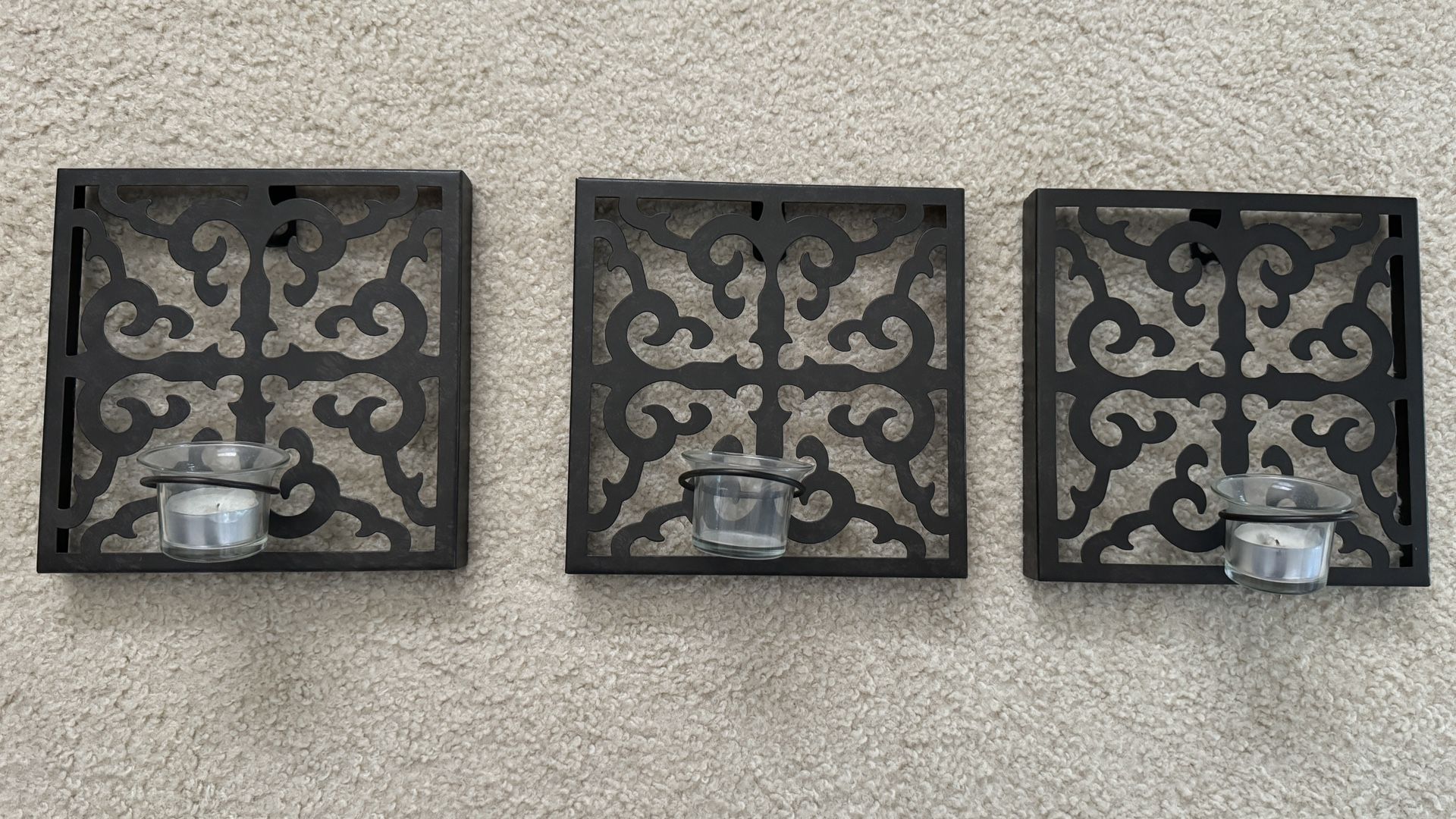 Metal Wall Votive Holders