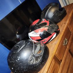 Moto Helmets 2 Bell & 1 Cirus DOT approved