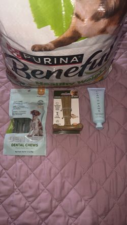 Dog Care Bundle – Food, Chews, Dental Chews & Paw Lotion