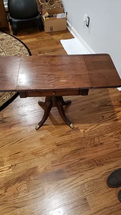 Drop Leaf Side Table Claw Foot