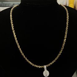 $2500 Rope Yellow Gold Chain