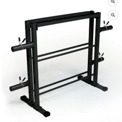 CAP 3-Tier Storage Rack for Kettlebells, Dumbbells & Olympic Weight Plates