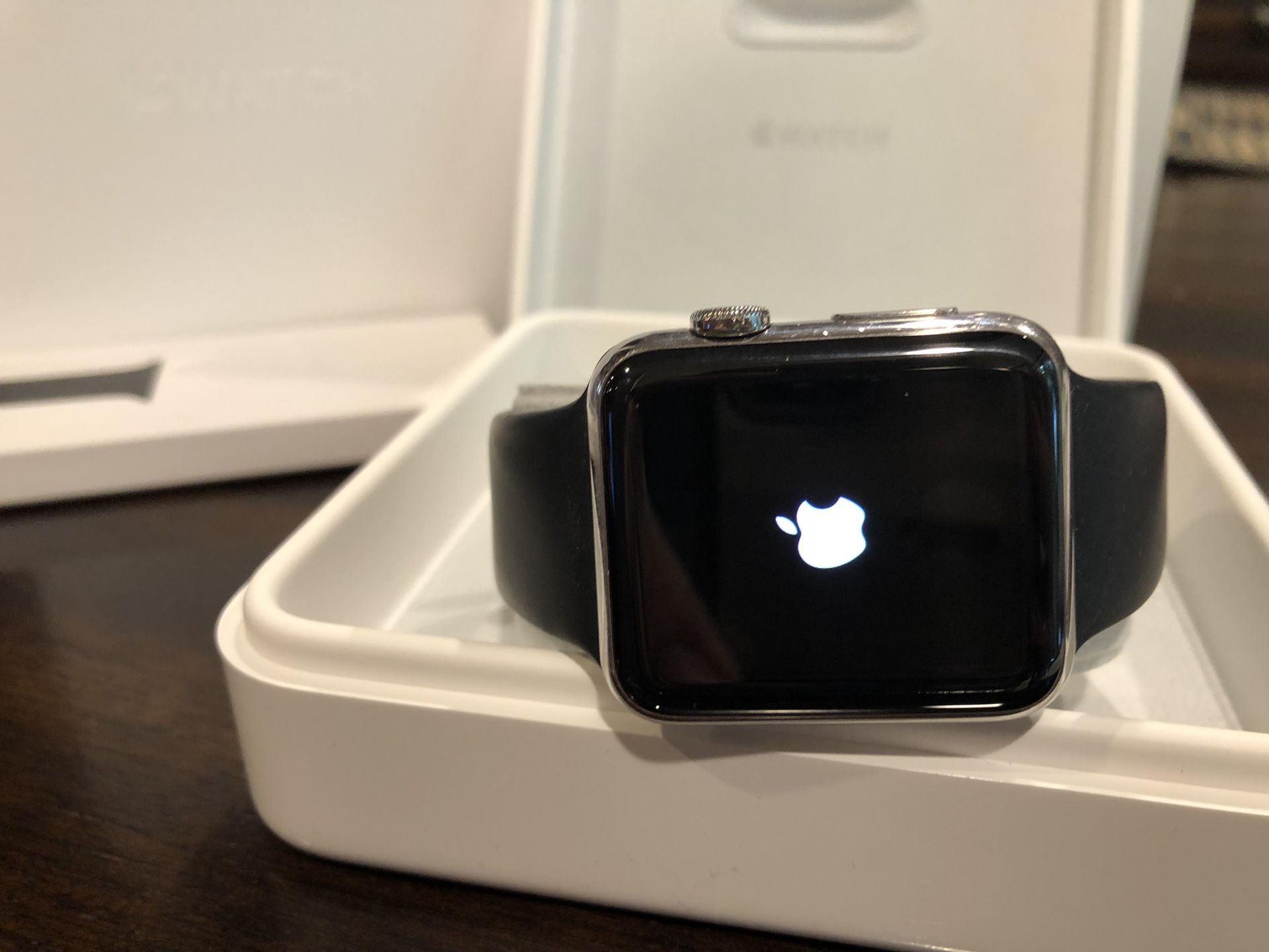 Apple Watch 42mm Stainless Steel with Sapphire Crystal