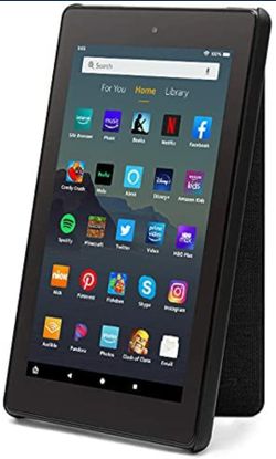 Fire 7 Tablet Case (Compatible with 9th Generation, 2019 Release), Charcoal Black

