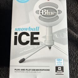 Blue Snowball Plug And Play Professional Microphone … Great For Podcast
