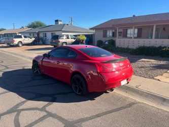 Infiniti G37X Coupe Red