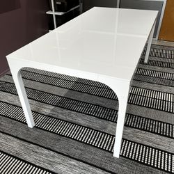 CB2 Aqua Virgo 72" Rectangular White Dining Table/Desk