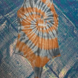 New! Tie Dye Bodysuit Homemade Size Small 