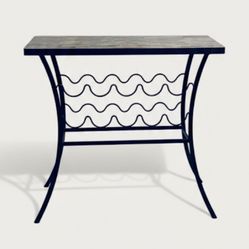 Pier 1 Imports Tile-Top Wine Rack Table – Hard to Find!