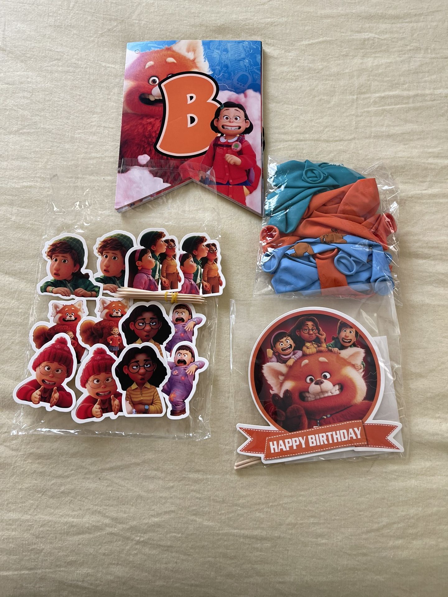 Turning Red Decorations