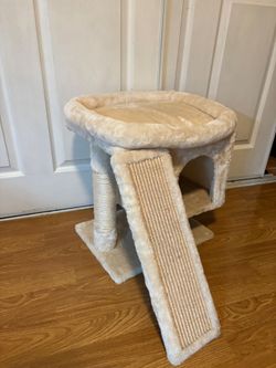 Cat Tree with Perch, Condo, and Ramp