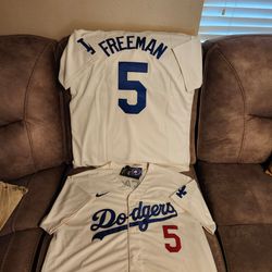 Dodgers Freddie Freeman Jersey (CREAM COLOR)