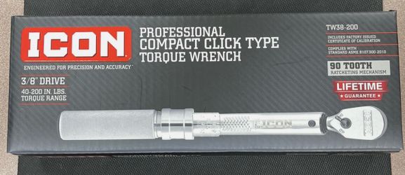 ICON compact torque wrench 3/8” BRAND NEW
