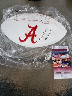 Jerry Judy autographed football