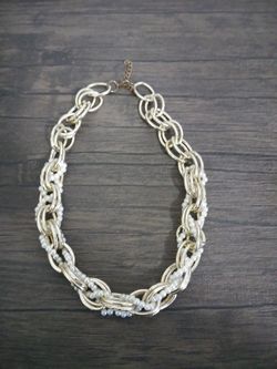 Gold necklace choker