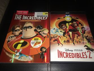 Disney’s The Incredibles 1&2 DVD’s