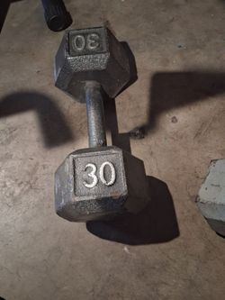Dumbbells 30lb set for $50