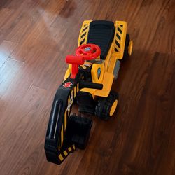 Excavator ride on for toodler