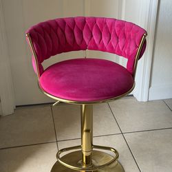 Pink Bar Stool