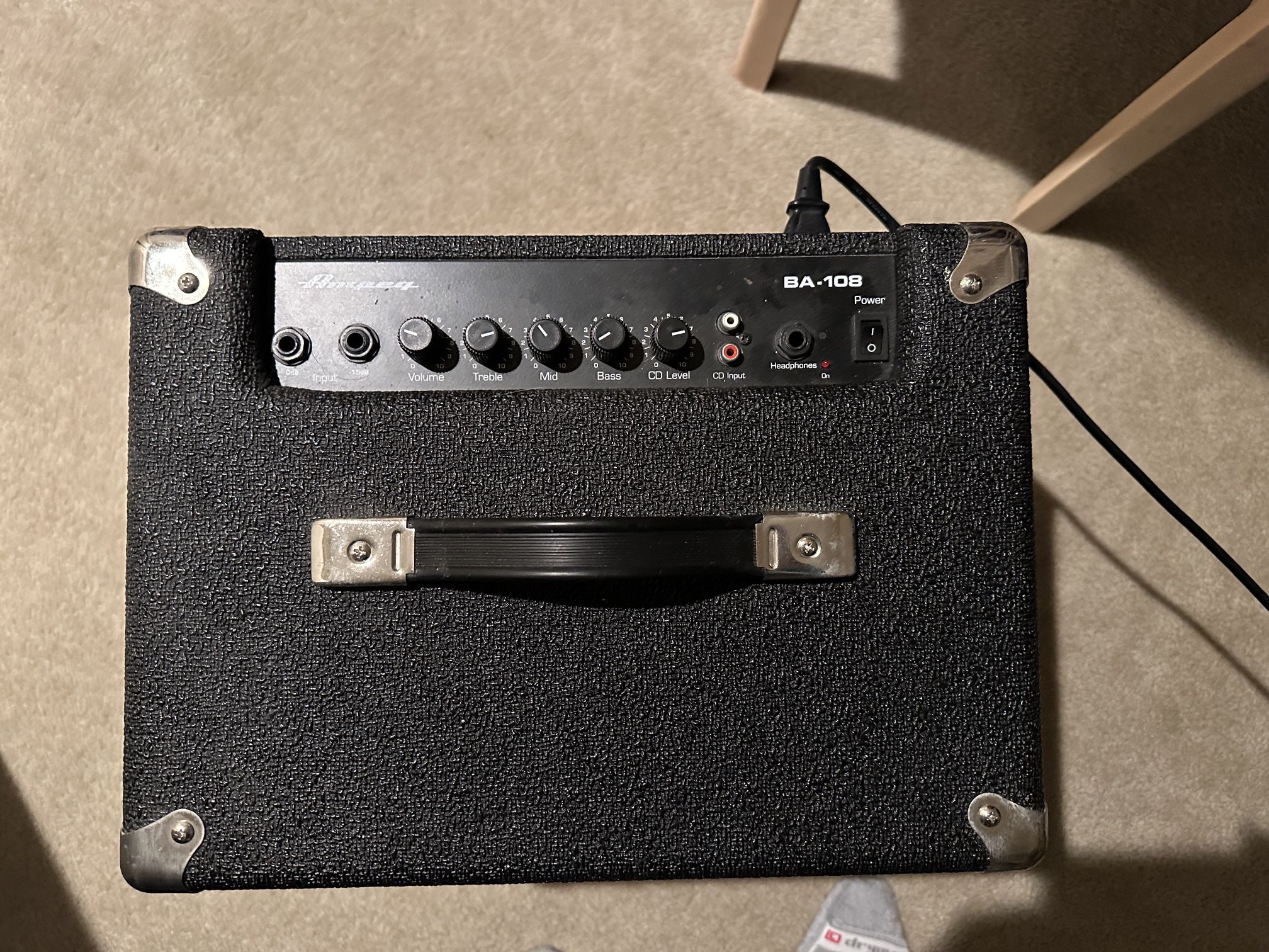 Bass Amp Ampeg BA-108 Hardly Used $75