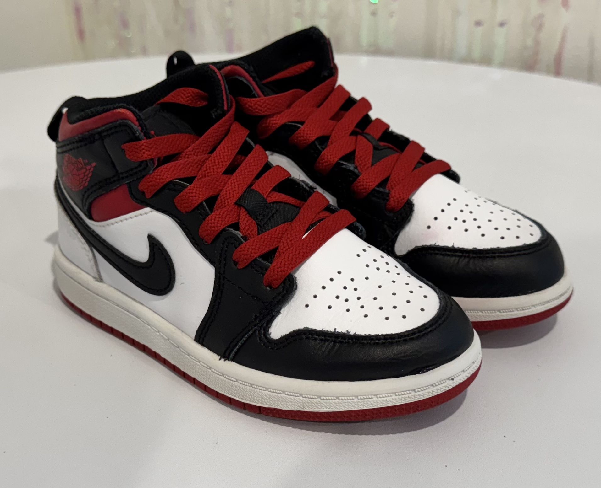 Air Jordan 1 Mid GS, Size 12C. Excellent condition