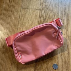 Fanny Pack Waist Pouch - Coral Pink