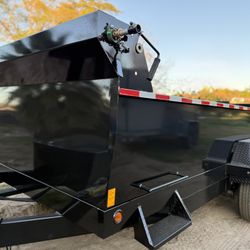 New 8x2x14 SCISSOR LIFT Hydraulic Dump Trailer Fully Loaded 💪🏻
