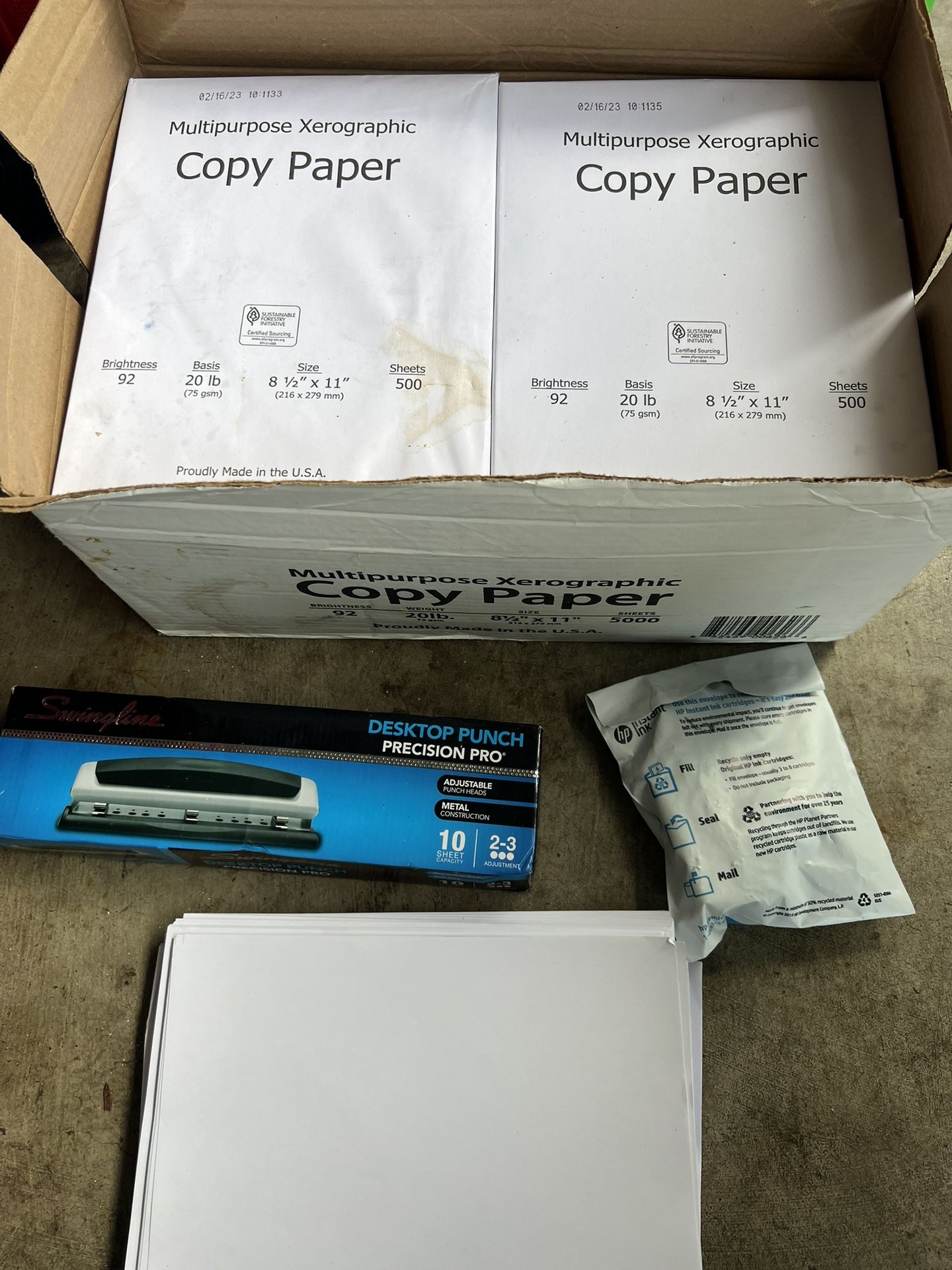 Paper, Ink, And Hole Punch