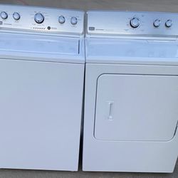 Silver Panel Maytag Washer And Maytag Dryer Electric Large load capacity working perfectly extra for delivery same day delivery and installation avail