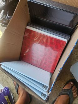 Box full of various binders