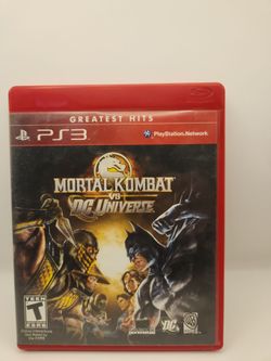 Mortal kombat vs DC universe for Playstation 3