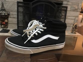 Black high top vans, women’s size 7