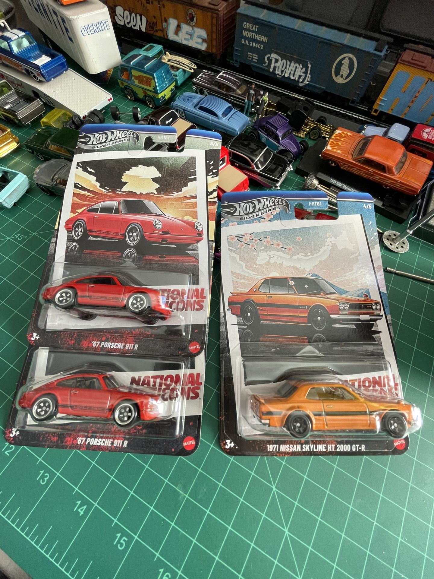Hotwheels Porsche/ Nissan Skyline