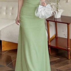 Formal Sage Green Dress Size Large