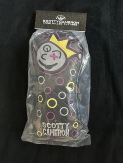 Scotty Cameron Jackpot Dots Driver Headcover; Jester Johnny Blade Putter Cover