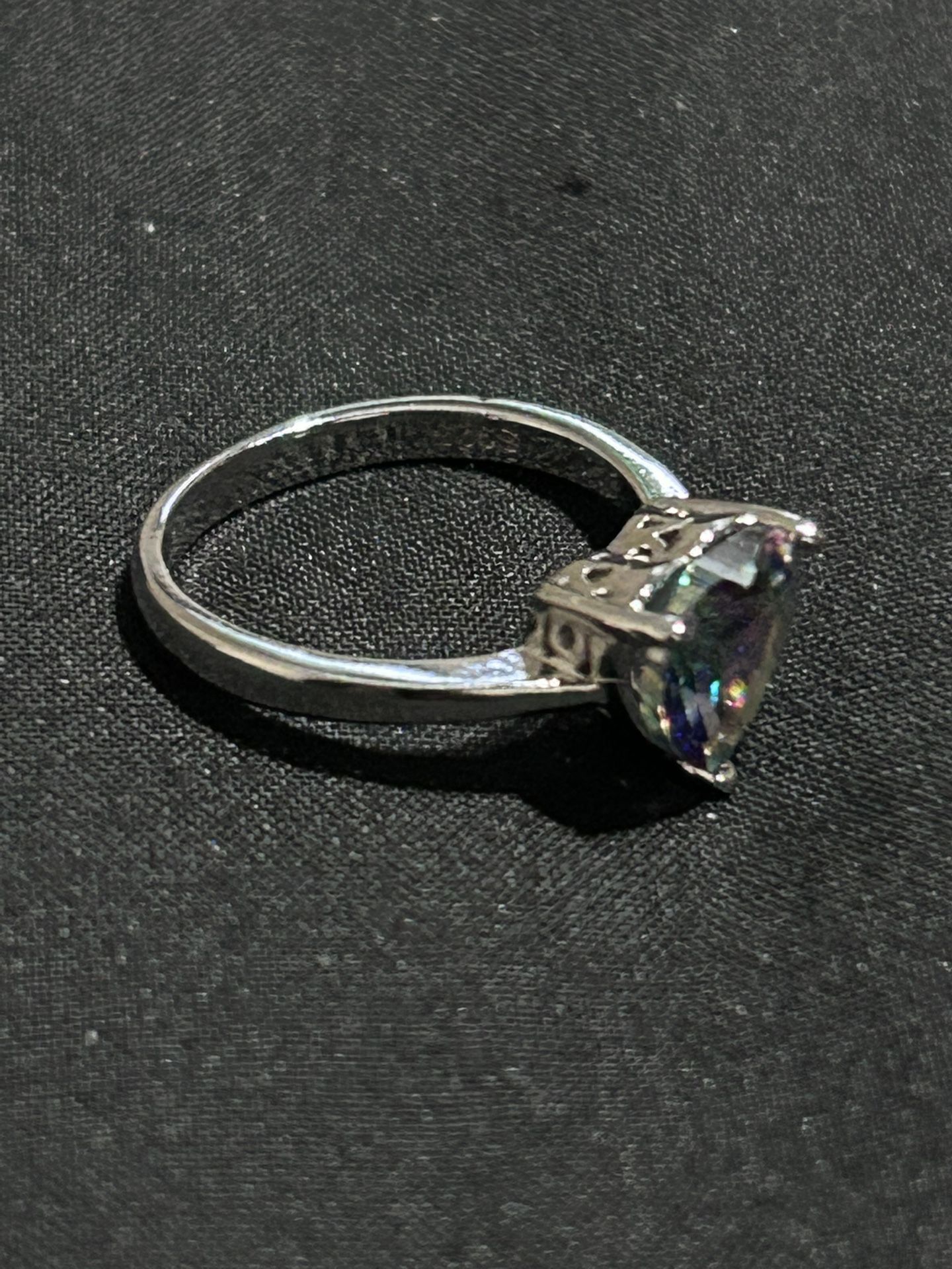 Sterling Silver Ring - Multicolor CZ