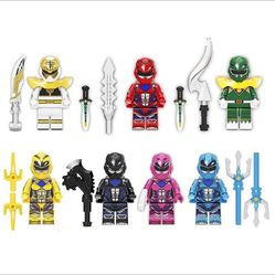 Go Go Power Rangers Fandom Minifigures - Lego Compatable Set (7