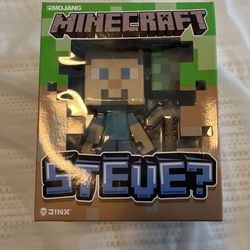 minecraft steve vinyl figure