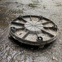 Wheels for Bottom of Trash Can (Needs a good clean)