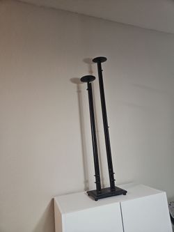 Black Wrought Iron Candle Stand