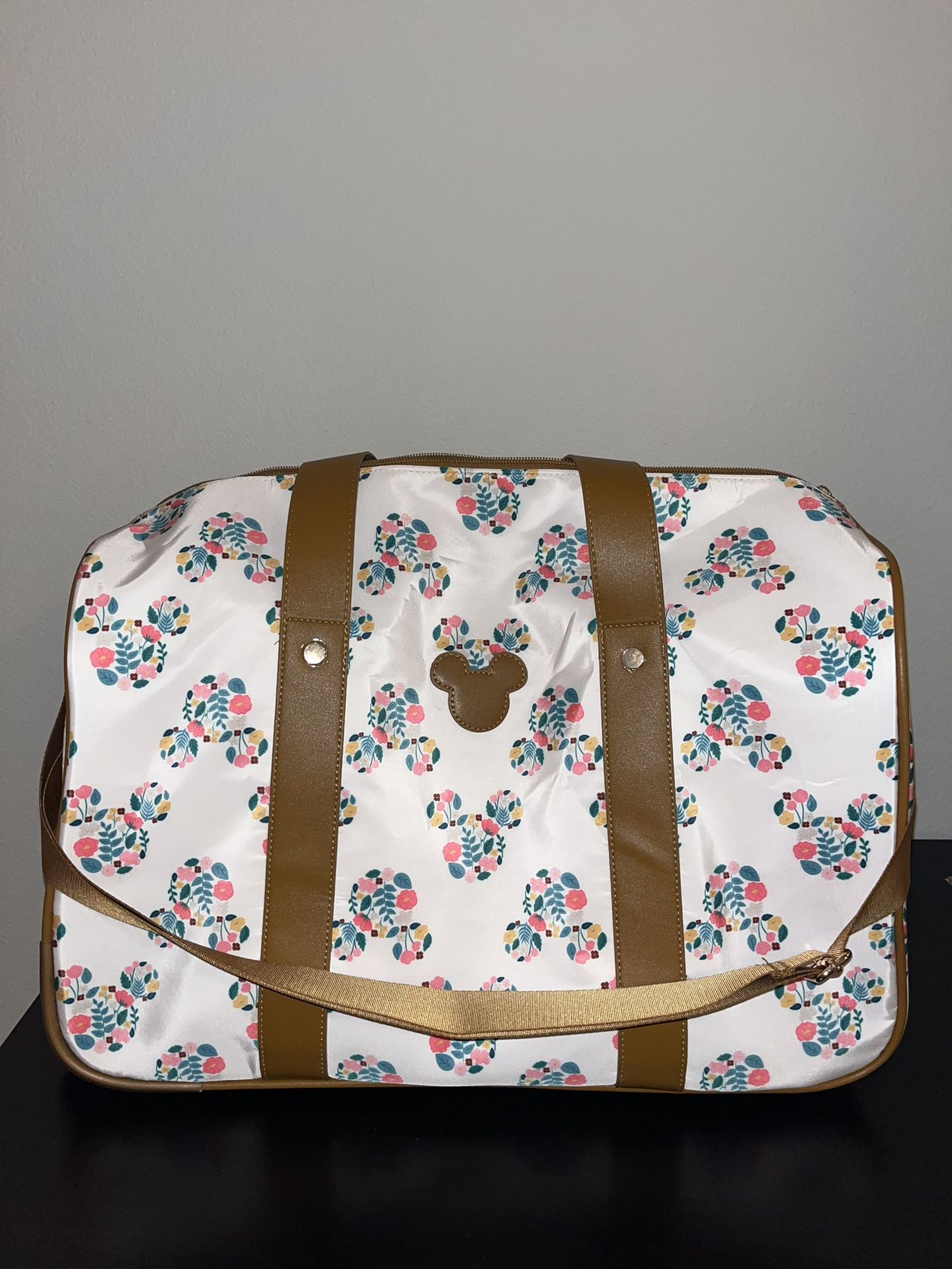Disney Mickey Mouse Floral Duffel Bag