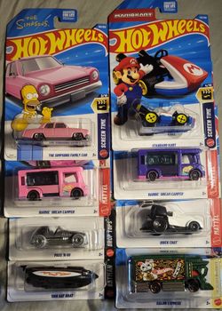 Hot Wheels - Simpsons Mario Barbie Batman