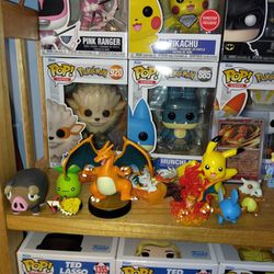 Pokemon Figures Lot/Amiibos/Funko Pops 