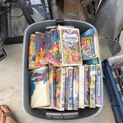 Old school vhs tapes $1per vhs or the bundle