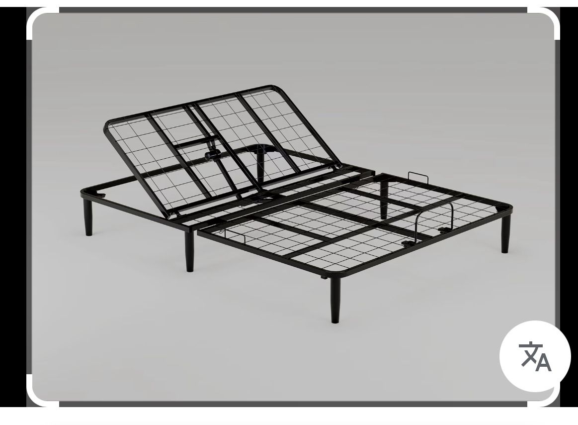 Queen (Adjustable Base) Bed Frame W/ Remote - New