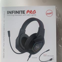 Gaming Headset With LED Lights (Brand New)